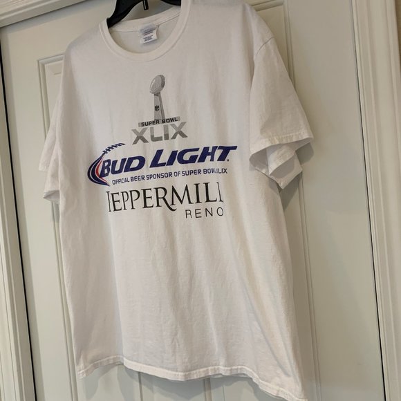 2015 Super Bowl XLIX NFL Game Mens Sz XL White Tee - Picture 4 of 5